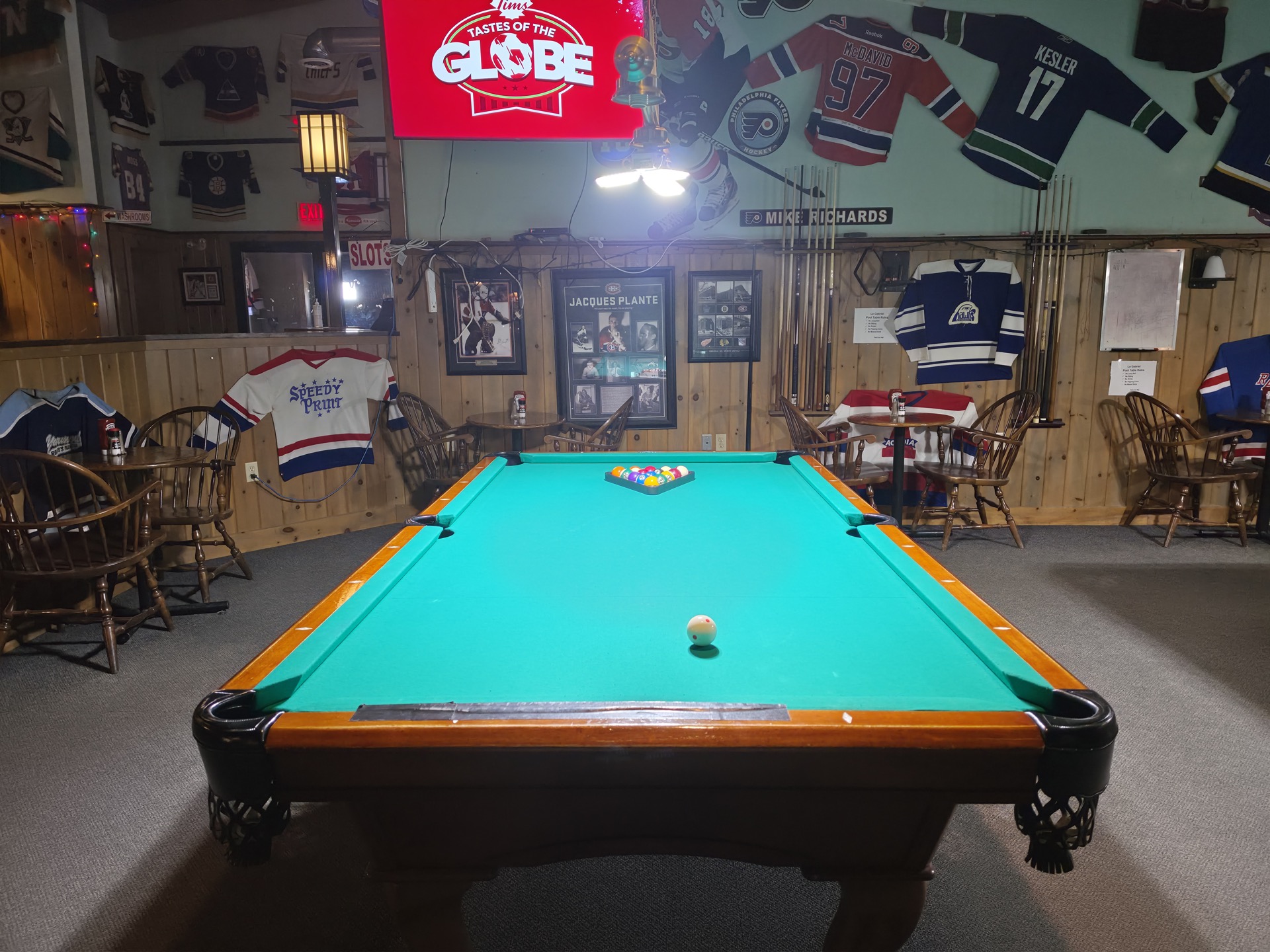Billiards room