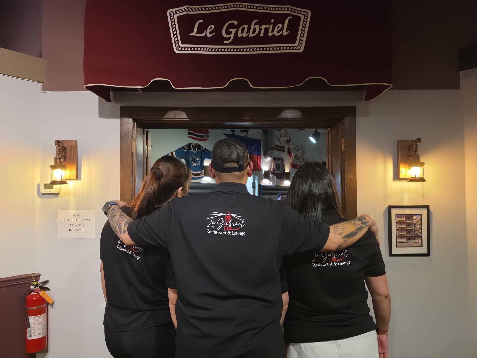 Le Gabriel staff